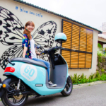 最適合石垣島觀光!租了環保的新世代電動摩托車 ”Gogoro” ！