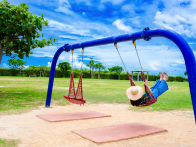 아이와  함께 즐기는 오키나와 여행에 추천 ! 공원이 있는 비치 3선(챠탄・요미탄 편)