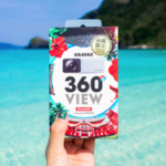【5000엔 이내】스마트폰에 쉽게 장착할 수 있는 충전이 필요없는 360도 카메라! 오키나와 여행의 추억을 위한 편리템! 【KRAVAS 360° VIEW】