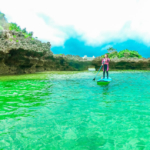 【観光体験】6歳から出来る恩納村でSUP体験！無人島にも上陸しちゃう