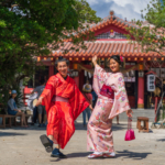 「ちゅら桜」で着付け体験！レンタル着物で沖縄散策はいかが！？