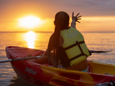 미야코섬에서 석양 절경이 보고 싶은 분을 위한♪ 선셋 카약 체험