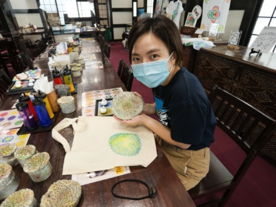 【觀光體驗】使用可以帶來幸福的珊瑚所做成的印台,來體驗看看「珊瑚染」